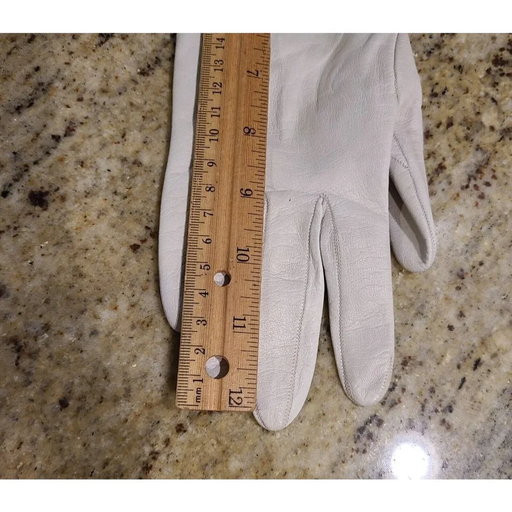 Single **Right Hand Only ** Gray Leather Silk Lined 12